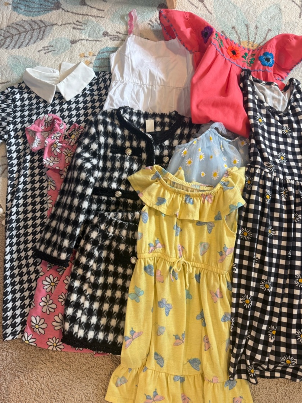 Girls Size 5/6 Dresses and Rompers Bundle